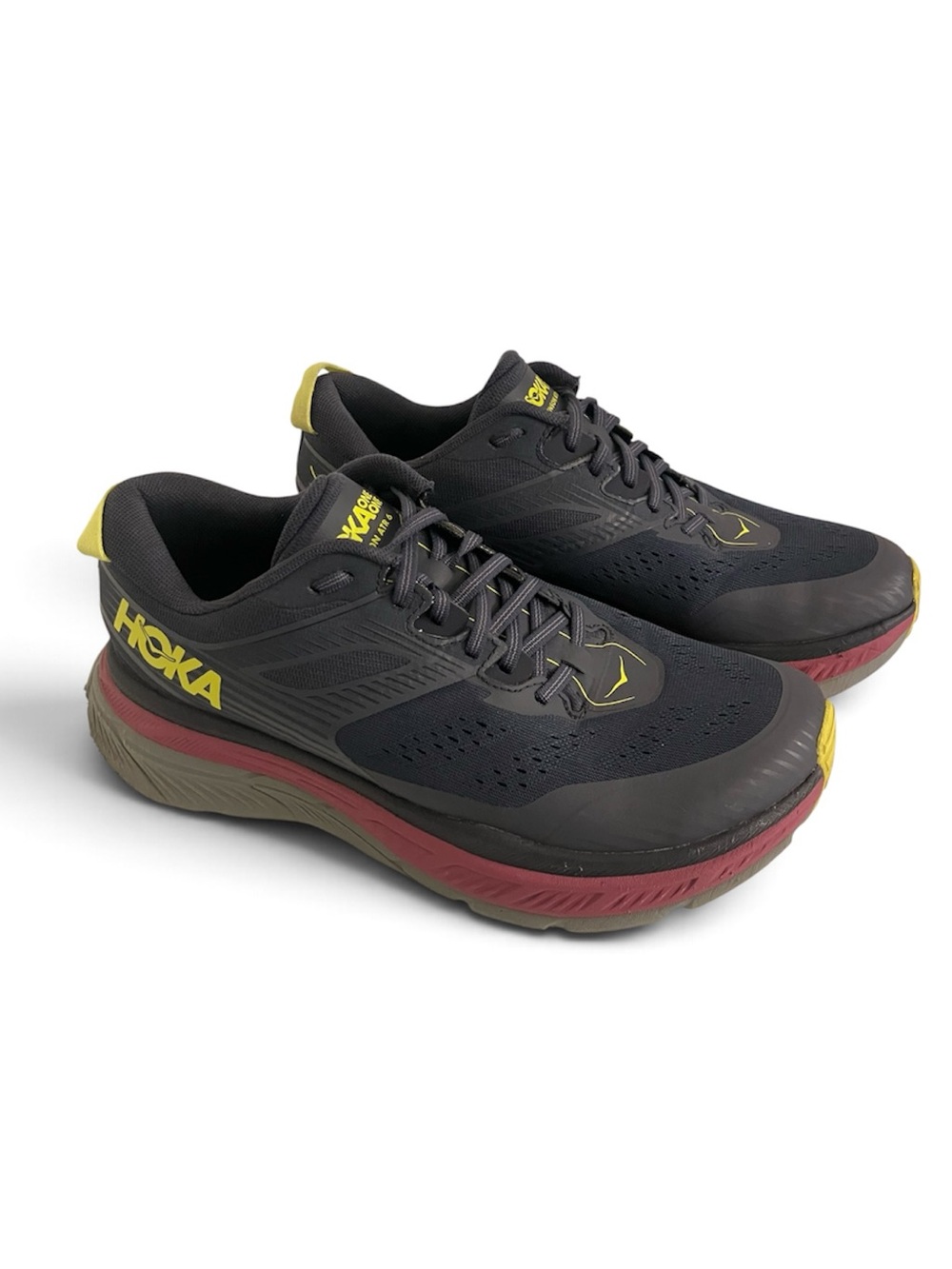 Hoka One One Stinson ATR 6 Trail Running Shoes Size Womens 11 Mens 9.5 Navy Blue